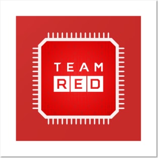 Team Red Posters and Art